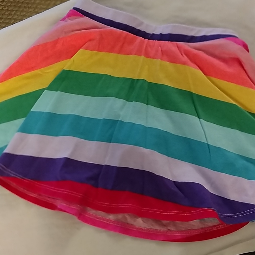 Children's Place rainbow skort